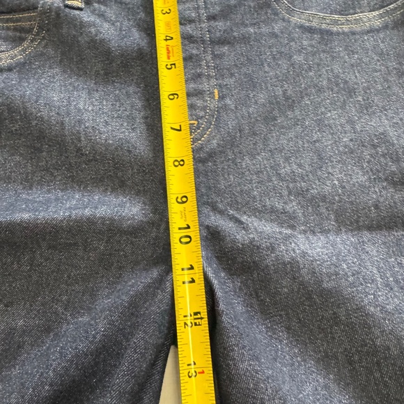 SPANX Spanxshape  Everywear Flare Jeans Raw Indigo  Blue Flare Jeans sz large - Picture 12 of 14